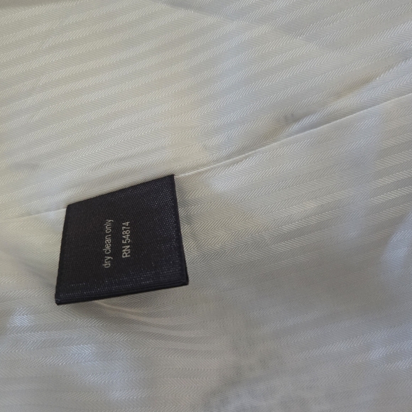 The Limited White Eyelet Trench Coat Size Small - Picture 5 of 6